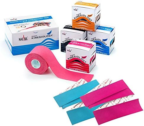 Nasara kinesiology tape 4 rolls + free gift(1m two strips)