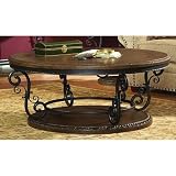 Homelegance Harman 48x48 Round Cocktail Table