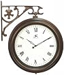 Double Sided Outdoor Clock 18in