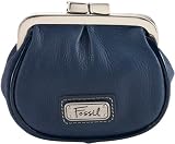 Fossil Wallets - Solid Frame Coin (Color: Blue)