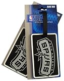 San Antonio Spurs Two Pack Soft Laser Bag Tag
