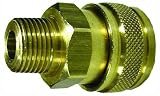 Oregon 37-213 Pressure Washer Ball Quick Coupling with Viton O-Rings 4,000 psi Max 300-Degree F Max 3/8-Inch Male Inlet