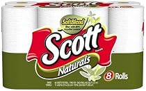 Scott Towel, 8 Pack Natural White, 60-Count, (Pack of 4)