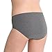 Cottonique Women's Latex-Free Waist Brief made from 100% Organic Cotton (2/pack | Melange)