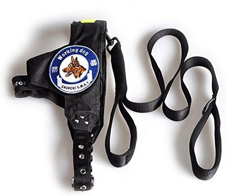 Large Dog Harness Leash Dog Chain Rope Large Dog Collars (M Chest sleeve adjustment range 70-83cm)