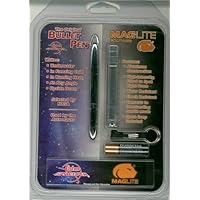 Fisher Space Pen Chrome Bullet Pen w/jump ring and Silver Mag-Light Flashlight Combo (clamshell)