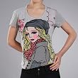 Jessie G. Women's Printed Scoop Neck Tee