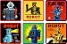 Robot Drink Coasters Set of 6