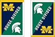 University of Michigan and Michigan State University - House Divided Flag - Regular Size
