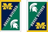University of Michigan and Michigan State University - House Divided Flag - Regular Size