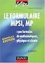 Les formulaires MPSI, MP : 1500 formules de math�matiques, physique et chimie