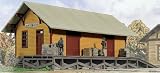 Walthers Cornerstone Series Built-ups Golden Valley Freight House Yellow & Oxide Brown