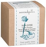 SerendipiTea San Jose, Vanilla rooibos, Blood Orange & Chocolate Tisane, 4-Ounce Boxes (Pack of 2)