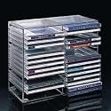 Acrylic CD Holder (Clear) (8 3/4"H x 10 1/2"W x 5"D)
