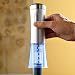 One Touch Blue-Lit Platinum Electric Corkscrew