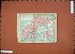1922 Colour Map Paris France Plan Fontainebleau Canal