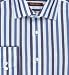 Info/Buy Collezione Pure Cotton Long Sleeve Block Stripe Shirt