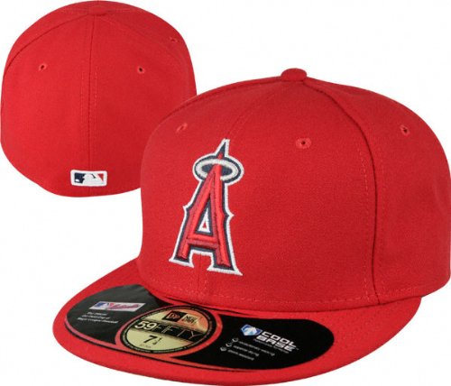 Los Angeles Angels of Anaheim Red Game 2010 Authentic On-Field 59FIFTY Fitted Hat