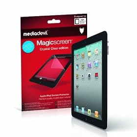 MediaDevil Magicscreen Screen Protector: Crystal Clear (Invisible) edition - For Apple iPad 2 / 2nd Generation / the new iPad 3 / 3rd Generation (2 x Screen Protectors)