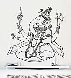 Vinyl Wall Art Decal Sticker Ganesha Ganesh Ganesa 33