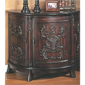 Beautiful Chest with Black Marble Top by Coaster Company