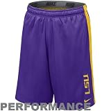 Nike LSU Tigers Purple-Gold Varsity Mesh Performance Shorts (X-Large)
