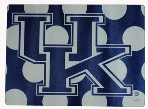 NCAA Kentucky Wildcats Cutting Board with Polka Dots and Team Logo