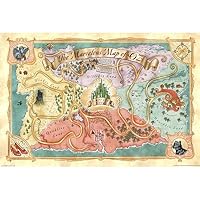Wizard of Oz Movie (Marvelous Map of Oz) Poster Print