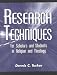 Book Research Techniques for Scholars and Students in Religion and Theology