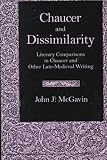 Chaucer and Dissimilarity: Literary Comparisons in Chaucer and Other Late-medieval Writing