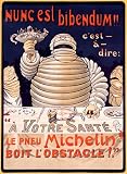 Le Pneu Michelin, Nunc Est Bibendum Art Giclee Poster Print, 32x44