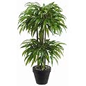 Double Ball Bamboo Topiary - Green Two-Tone (24")