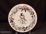 LENOX WINTER GREETINGS ACCENT PLATE(S) - CHICKADEE