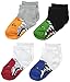 Stride Rite Little Boys' Animal Bite Socks, Four Pairs