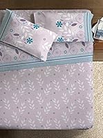 Ipersan Juego De Sábanas Disegno Calendula (Lila)