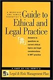 A Marriage and Family Therapist's Guide to Ethical and Legal Practice: American Association for Marriage and Family Therapy 9781931846035: A Marriage and Family Therapist's Guide to Ethical and Legal Practice