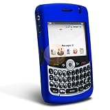 Clip On Rubber Coated Case for Blackberry Curve 8300 / 8310 / 8320 / 8330 - Dark Blue
