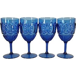 Set of 4 Le Cadeaux Break Resistant Drinkware Wine Glasses