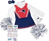 New England Patriots Girls 4-6X Cheerleader Gift Set