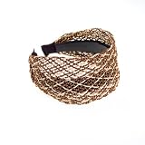 Caravan Three (3)inch Colorful Mesh Fabric In Contrast And Matching Colors Overhanging Comfortable Headband
