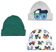 Lamaze Baby-Boys Newborn 3 Pack Dirt Truck Interlock Cap
