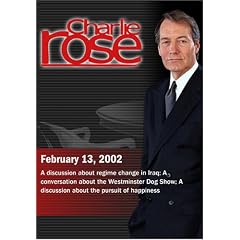 Charlie Rose with David Sanger & Ken Adelman; Kaz Hosaka, David Frei; Kurt Andersen, P.J. O'Rourke & Michael Malone (February 13, 2002)