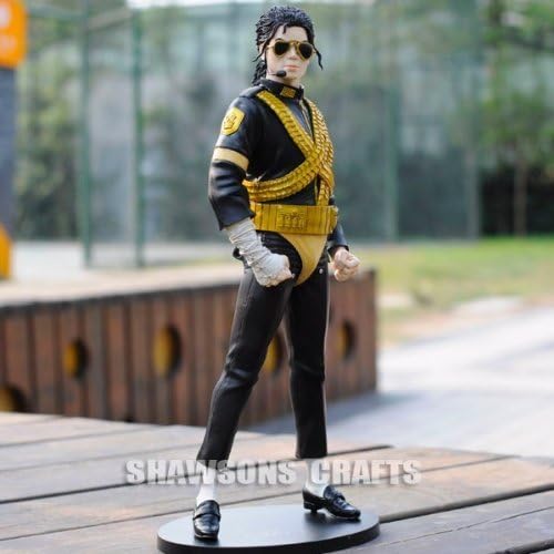 King of Pop Michael Jackson Doll 12" Figure Dangerous World Tour Version Statue by showsons