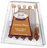 Dryden & Palmer Gourmet Flavored Coffee & Tea Sweetener, Caramel,10-Count Demitasse Sticks (Pack of 6)