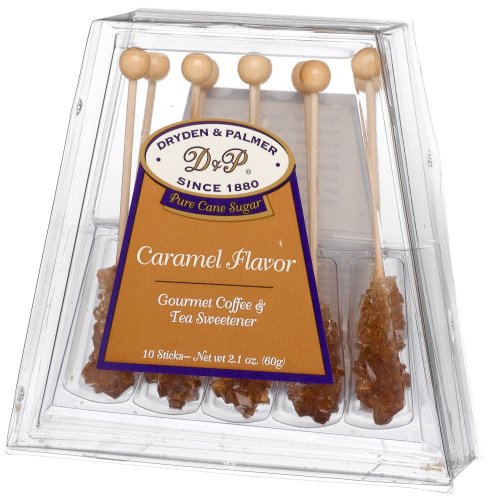 Dryden & Palmer Gourmet Flavored Coffee & Tea Sweetener, Caramel,10-Count... by Dryden & Palmer