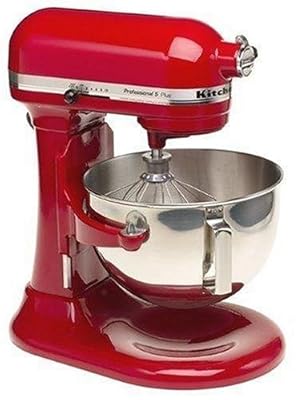 Remanufactured KitchenAid RKV25G0XER Professional 5 Plus 5-Quart Stand Mixer, Empire Red