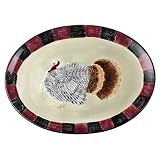 Warren Kimble Harvest Turkey Serving Platter by Boston Warehouse