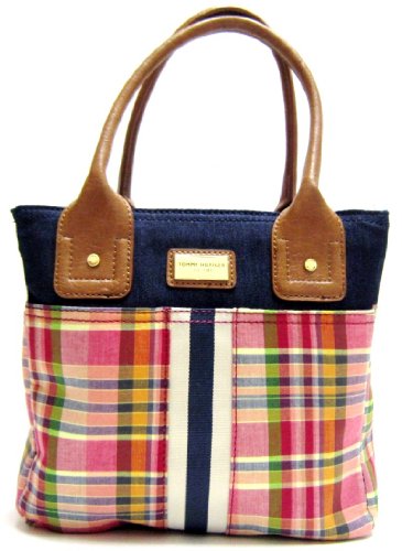 WOMENS TOMMY HILFIGER SMALL NAVY PLAID)