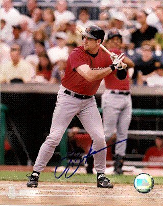 Autographed/Hand Signed 8x10 Photo Lance Berkman Houston Astros