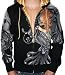 CHRISTIAN AUDIGIER Ed Hardy Mens Platinum Tattoo Hoodie Hooded Sweatshirt Jacket Shirt